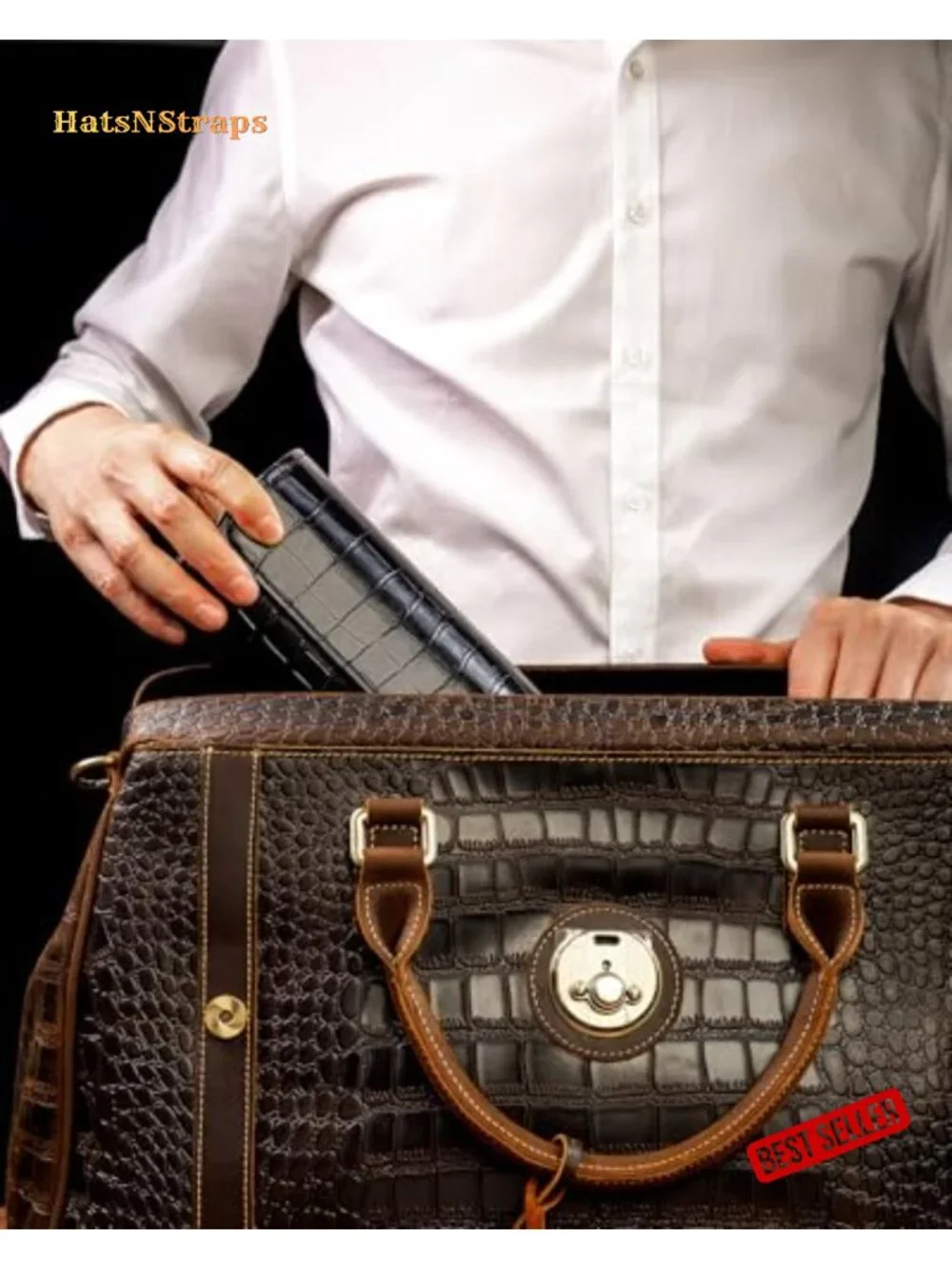 3 Watch Travel Case - Leather Watch Organizer for Men - Handmade Portable Watch